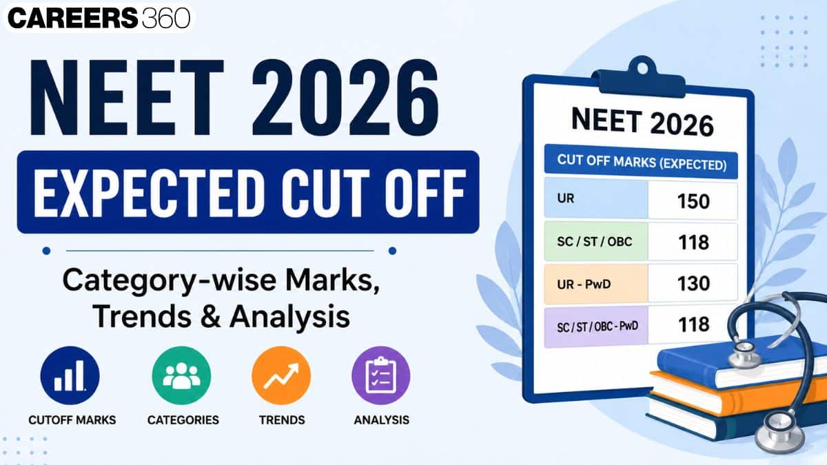 NEET 2026 Expected Cut off for MBBS: OBC, General, SC Category Cutoff